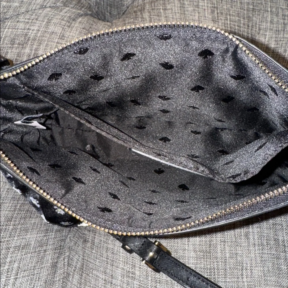 Kate Spade Shimmy Glitter Black Sparkle Crossbody - Picture 12 of 17